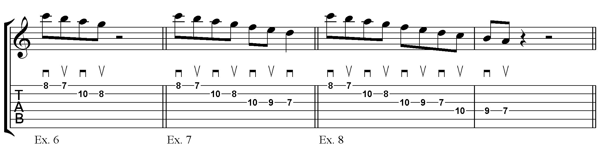 diatonic alternate picking 3