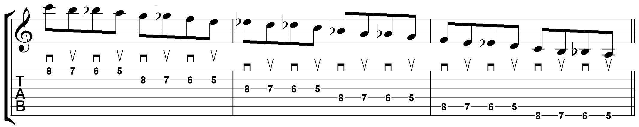 Alternate picking exercise 2